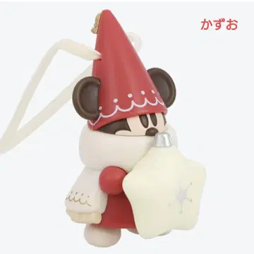 디즈니 크리스마스 2025 릴린린 캡슐 토이 빨간색