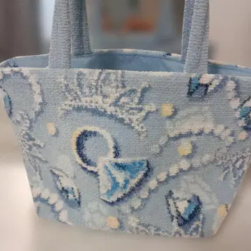 새상품급 사용 몇 회 썸씽 블루 페이러 미니 토트백