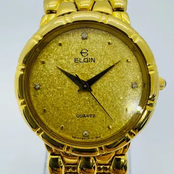 ELGIN 엘진 FK-294 골드 다이얼 남성용 손목시계