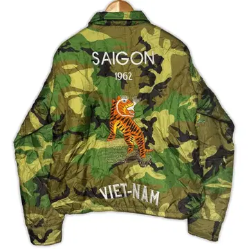 SEABEES 자수 퀼팅 자켓 베트남 자켓 우드랜드 카모