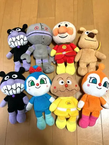 호빵맨 봉제 인형 7개 세트