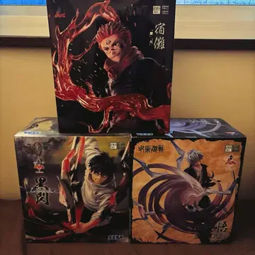 주술회전 양면 스쿠나, 고죠 사토루, 옷코츠 유타 피규어