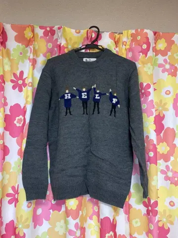 비틀즈 HELP 니트