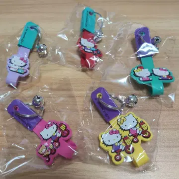 헬로키티 사이클링 러버 키링 1