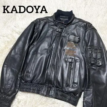 KADOYA 카도야 NEW CONCEPTER 라이더 자켓 블랙