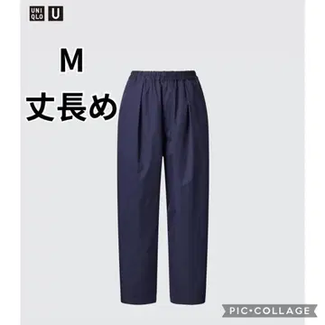 새상품 유니클로 U 파라슈트 크롭 팬츠 긴 길이 M