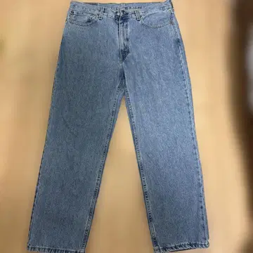 부츠컷 데님 라이트 블루