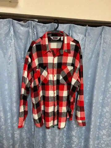 BIG MAC 80s 체크 무늬 플란넬 셔츠