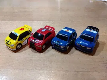 WRC 미니카 4대 세트