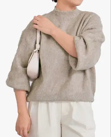 ur's 울 블렌드 백리본 니트 M