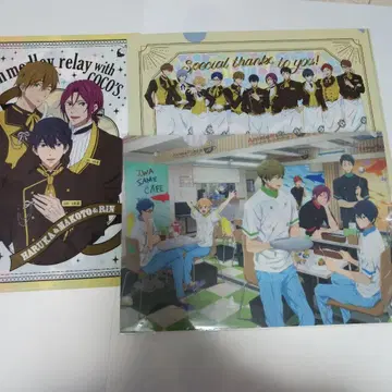 Free! 이쿠야 하루 소스케 린 나기사 레이 파일 세트 D