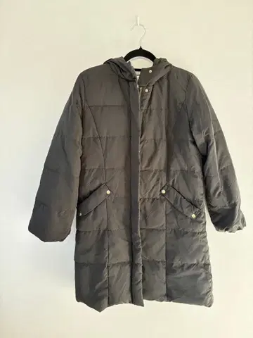 M/grove 경량 후드 심플 다운 자켓