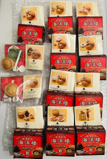 카이요도 홍콩 딤섬 카이요로 세븐일레븐 한정판 전 12종 피규어 컬렉션