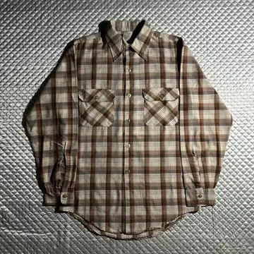 70s vintage BIG MAC JCPenny 체크 셔츠 USA