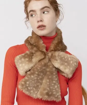 Casselini 밤비 캐세리니 리본 티펫 머플러