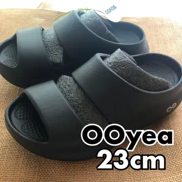 23 [1점만] oofos ooyea 샌들 통굽 스타일리쉬