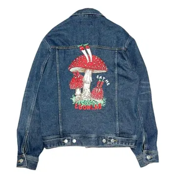 새상품 EGONLAB Embroidery 버섯 데님 자켓 G