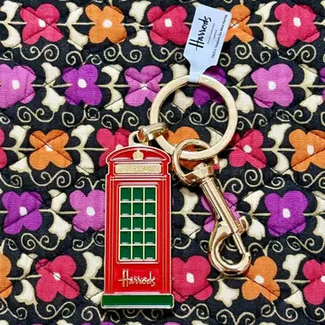 Harrods 빨간색 전화 박스 키링