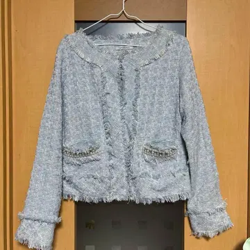 립 서비스 트위드 자켓