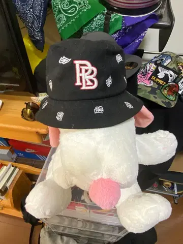 로고 버킷햇 2종 세트