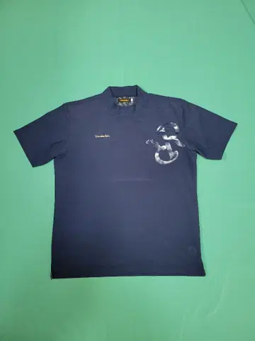 Resurrection 네이비 모크넥 셔츠