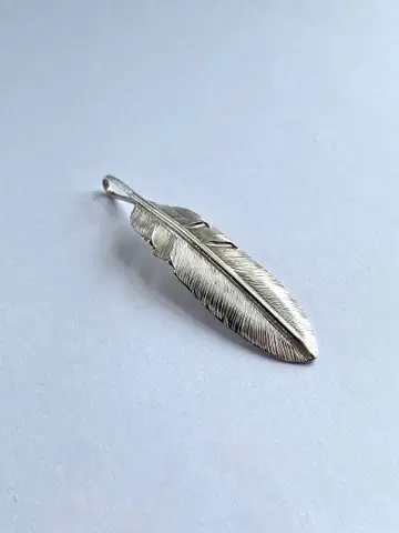 실버 950 스트레이트 페더 목걸이 실버 950