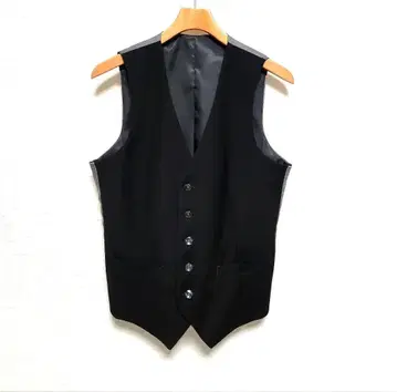 남성용 베스트 리버서블(블랙 x 그레이)