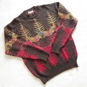 SPALDING 페릴 패턴 니트 스웨터