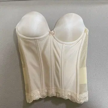 아름다운 형태 베이지 스트랩리스 브라이덜 이너