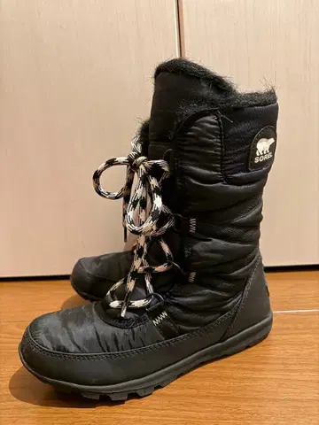 SOREL 블랙 스노우 부츠