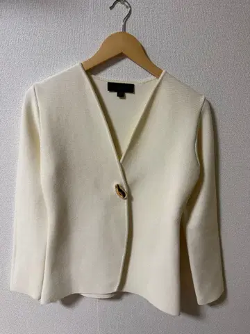 ZARA 노카라 자켓 아이보리 S