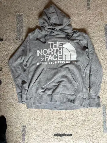 THE NORTH FACE 그레이 후드티