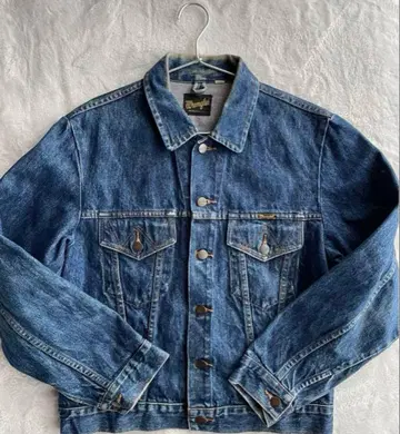 Wrangler 데님 자켓 M 4972 g 블랙 택 빈티지