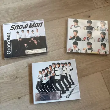 Snow Man Grandeur 3 형태 세트 첫 구매 혜택 포함