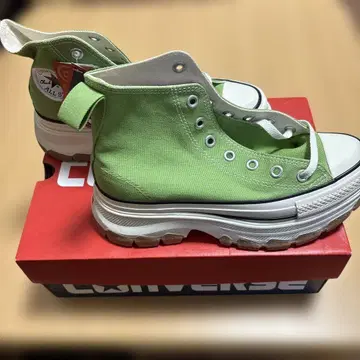 컨버스 올스타 라이트 그린 하이컷 스니커즈 24cm