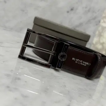 새상품 미사용 헌팅월드 벨트 천연 가죽