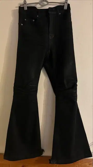 archive 플레어 데님 릭 y2k 다크 의류