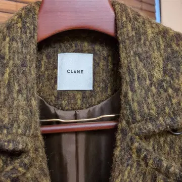 CLANE 울 혼방 롱 코트