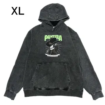 PANTERA 판테라 후드 맨투맨 후디 차콜 그레이 XL