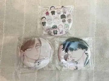 BL [ 너의 쓰다듬는 법 가르치는 법 ] 온라인 복권 캔뱃지 세트