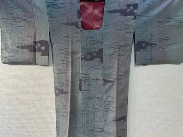 스즈노야 긴제 롱 코트 고급스러운 셔링과 그라데이션 135