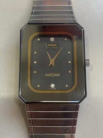 라도 DIASTAR 정품 벨트 블랙 다이얼 쿼츠