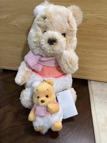 새상품 디즈니 곰돌이 푸 봉제 인형 키링 2세트
