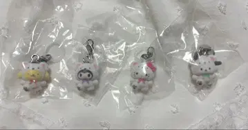 산리오 복슬복슬 스노우 마커 액세서리 키티 쿠로미 포차코 포무포무 세트