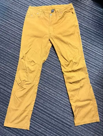 montbell 조거 팬츠 머스타드색 M 사이즈