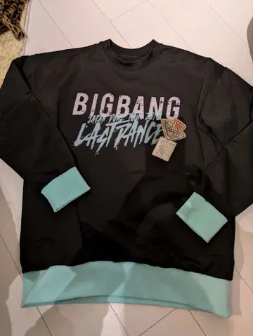 BIGBANG 스웨트 셔츠 블랙 민트 L 사이즈