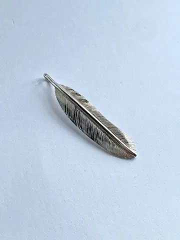 실버 950 페더 목걸이 실버 950 약 58mm