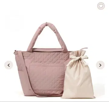 Francfranc 퀼팅 트래블 백 핑크 Francfranc