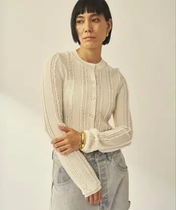 [ 새상품 ] GEMINI 프릴 가디건