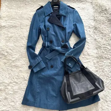 [ 완판 ] 타미힐피거 데님 트렌치코트